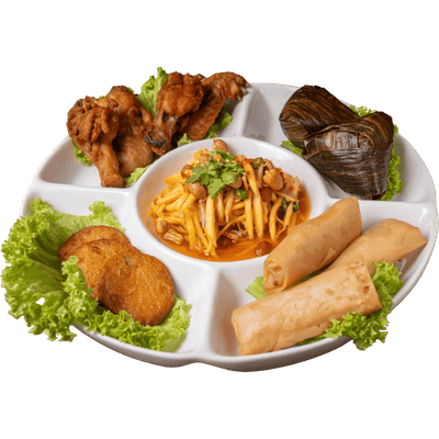Thai Style Appetizer Platter