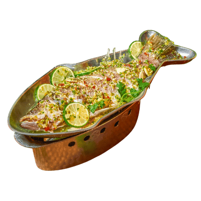 Steam Siakap (Garlic Lemon)