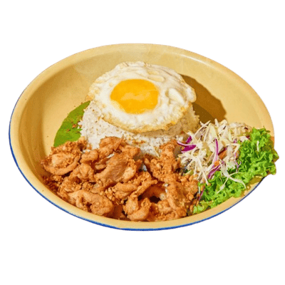 Fried Garlic With Rice