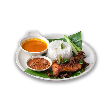 Nasi Kukus Ayam Berempah