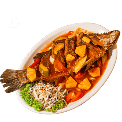 Deep Fried Siakap (Thai Sweet & Sour)