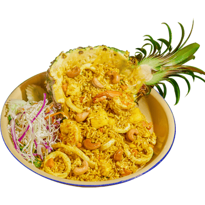 Pineapple Fried Rice (Seafood)