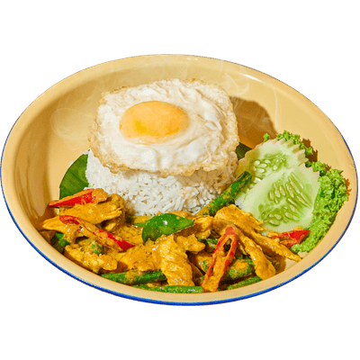 Pad Kreng Kreng With Rice