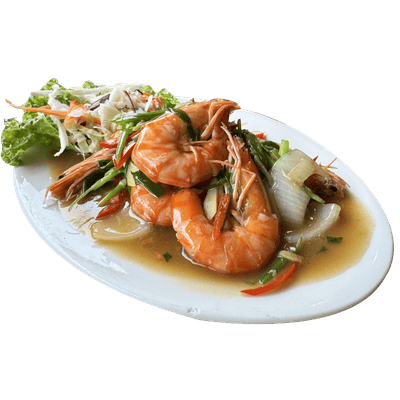 Fried Prawn With Soy Sauce