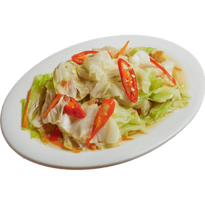Stir Fried Cabbage With Fish Sauce
