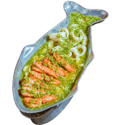 Steam Seafood (Garlic Lemon)