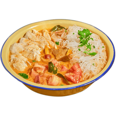 Tom Yum Soup Glass Noodle (Chicken)
